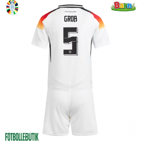 Tyskland Pascal Gross #5 Hemmaställ Barn EM 2024 Kortärmad (+ Korta byxor)